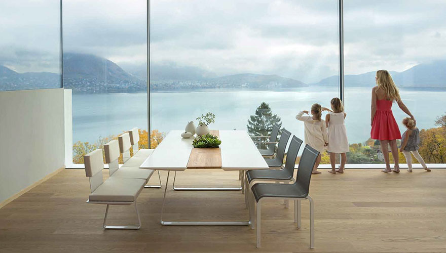 Table et banc extrados - Chaises Tandem