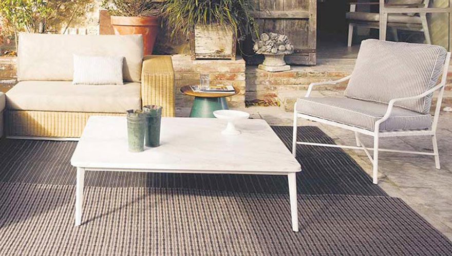 Fauteuil 1950 canapé Hardy - table basse Riba