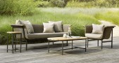 Vincent Sheppard canapes fauteuils table basse jardin Wicked Set Taupe Charcoal