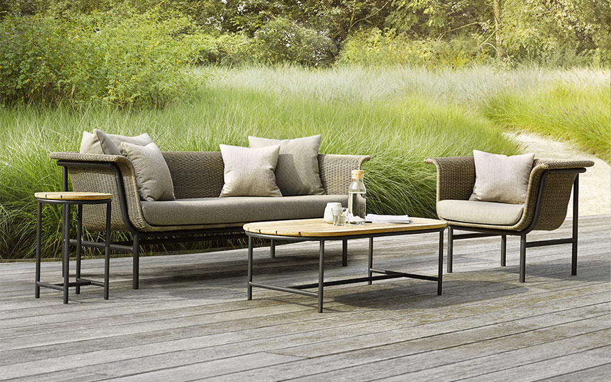 Canapé, fauteuils et table basse Vincent Sheppard